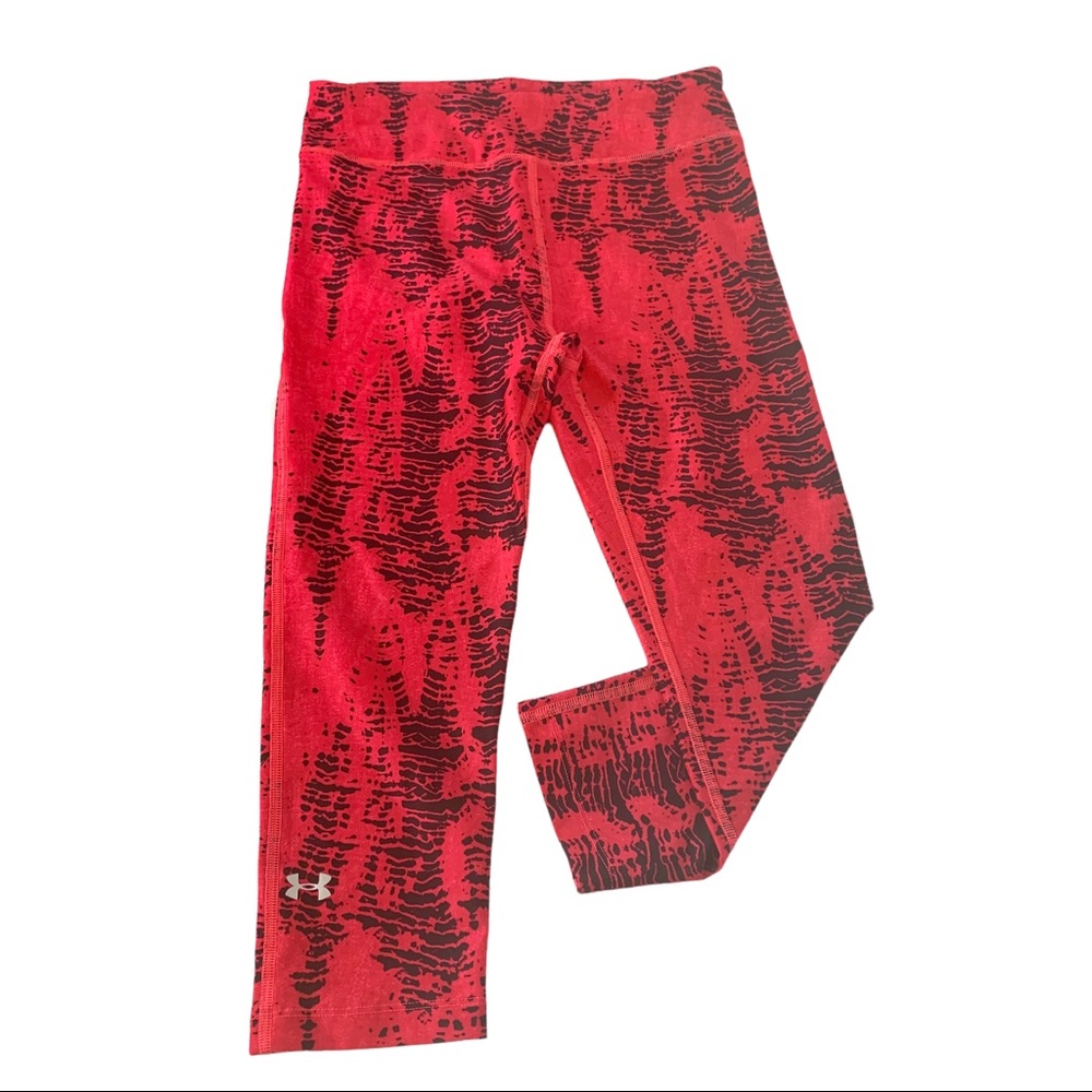 UNDER ARMOUR Hot Pink Compression Capri Leggings Sz S